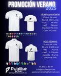 Camiseta de algodón y técnica, y polo técnico – Promoción 0525